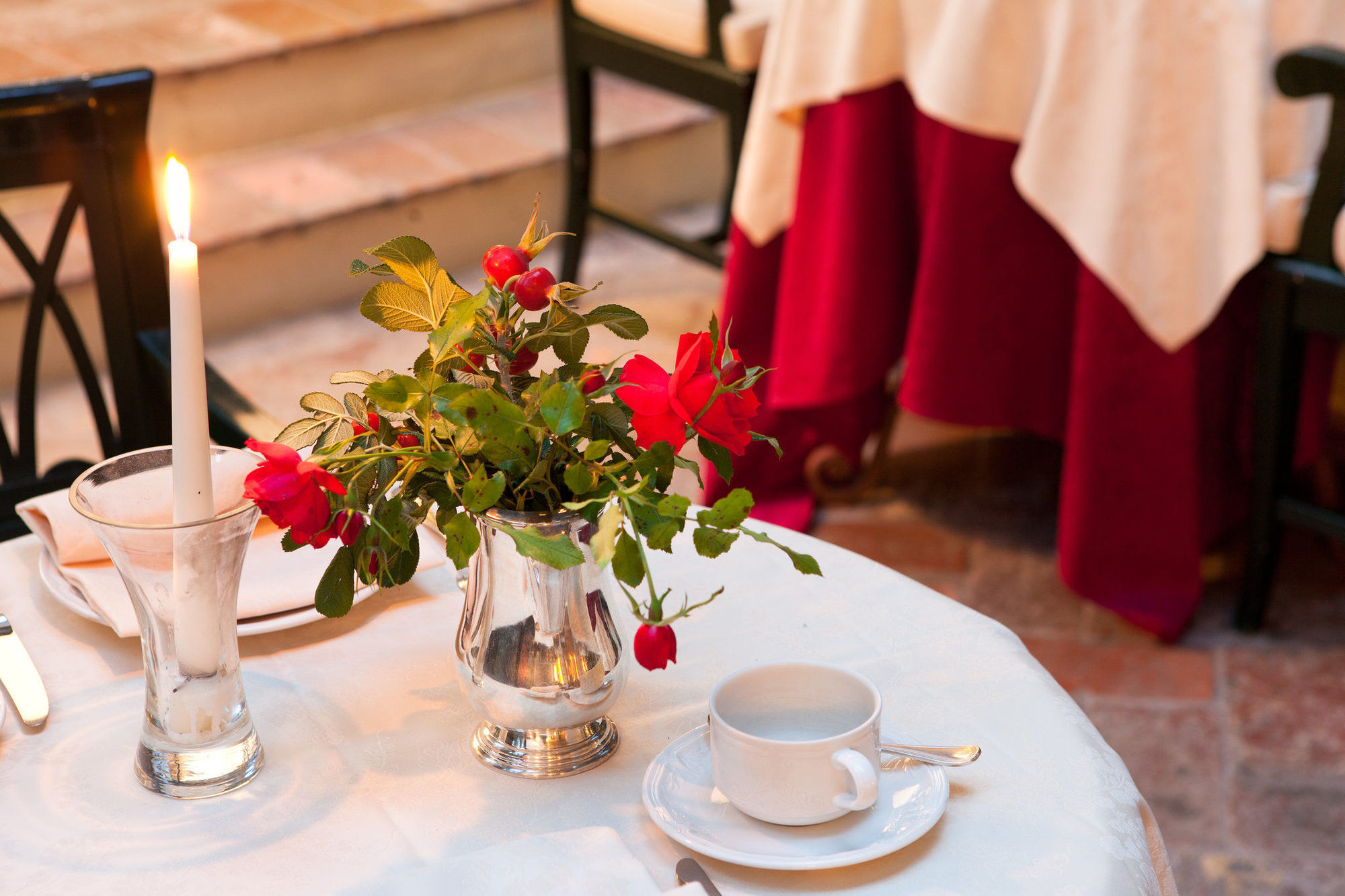 Albergo ปิเอตราซานตา ร้านอาหาร รูปภาพ